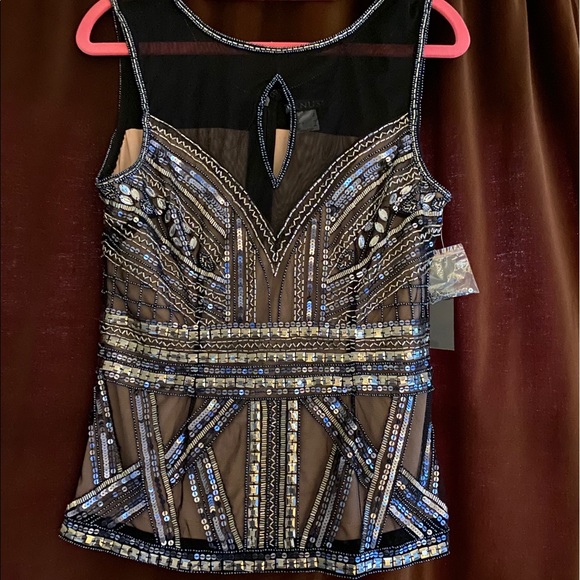 VENUS Tops - Venus Beaded Dressy Top